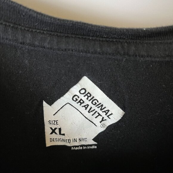 Strange Worlds T Shirt Black XL Extra Large Comic Drawing Graphic Tee Cotton - Picture 4 of 16